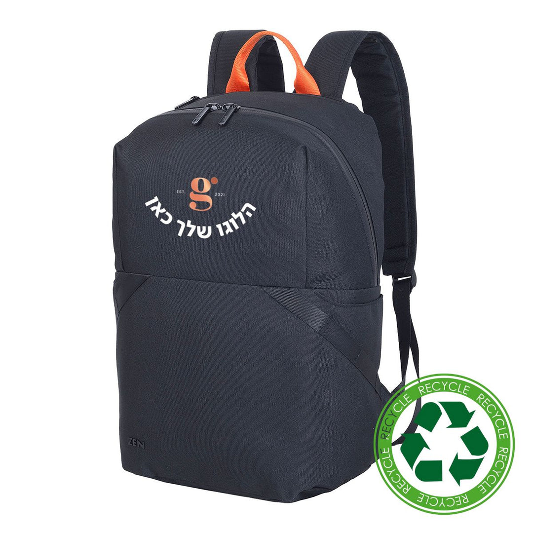 תיק גב עשוי מבד ממוחזר