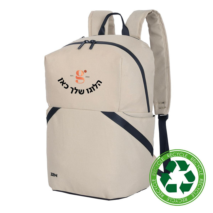 תיק גב עשוי מבד ממוחזר