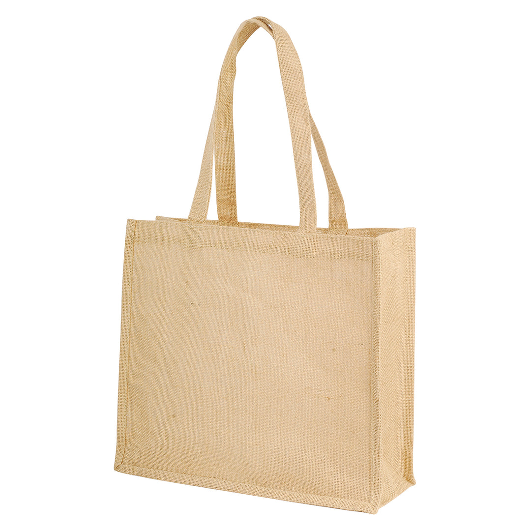 حقيبة المتسوق المصنوعة من ألياف الجوت المعالج لمدة طويلة "كلكتا"