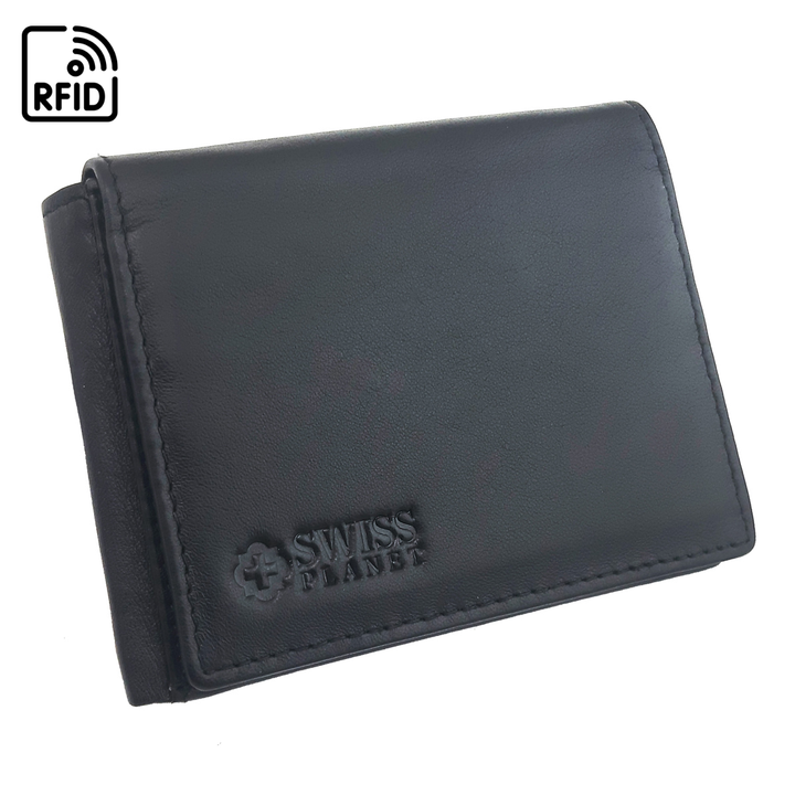 ארנק עור לגבר שחור