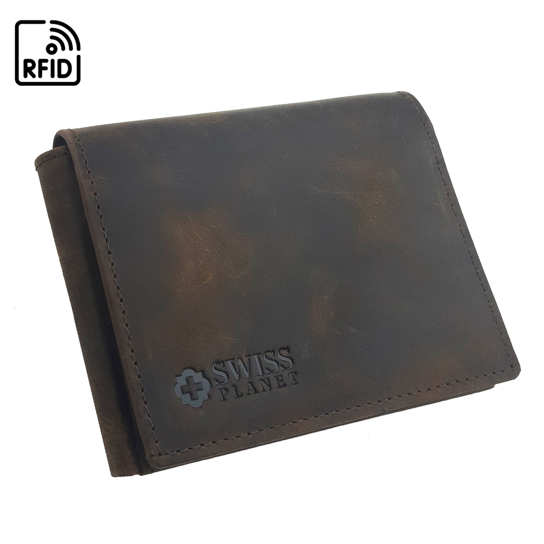 ארנק עור לגבר חום