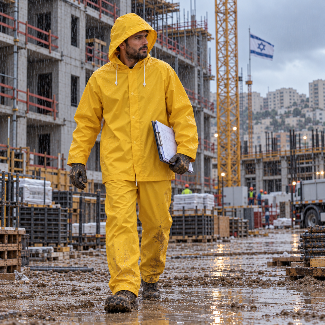 חליפת סערה 2 חלקים נגד גשם