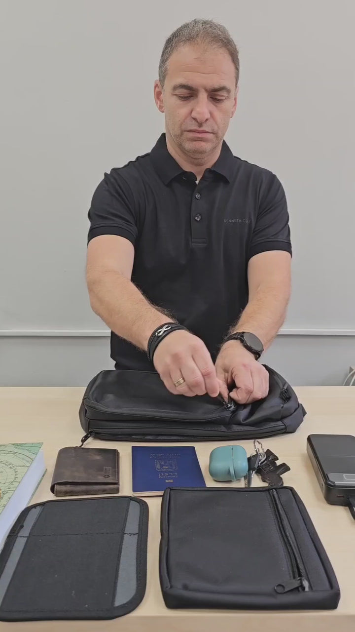 פאוץ צד עם מקום לאקדח