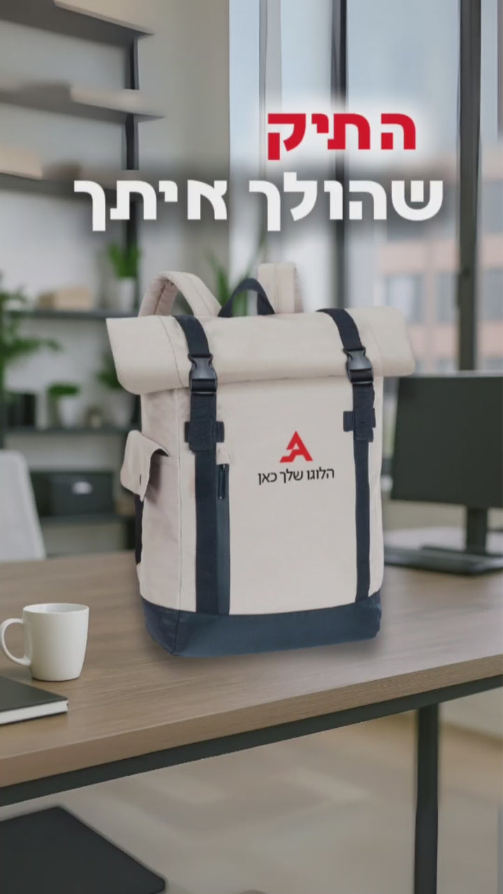 תיק גב בודפשט למחשב נייד ״15.6